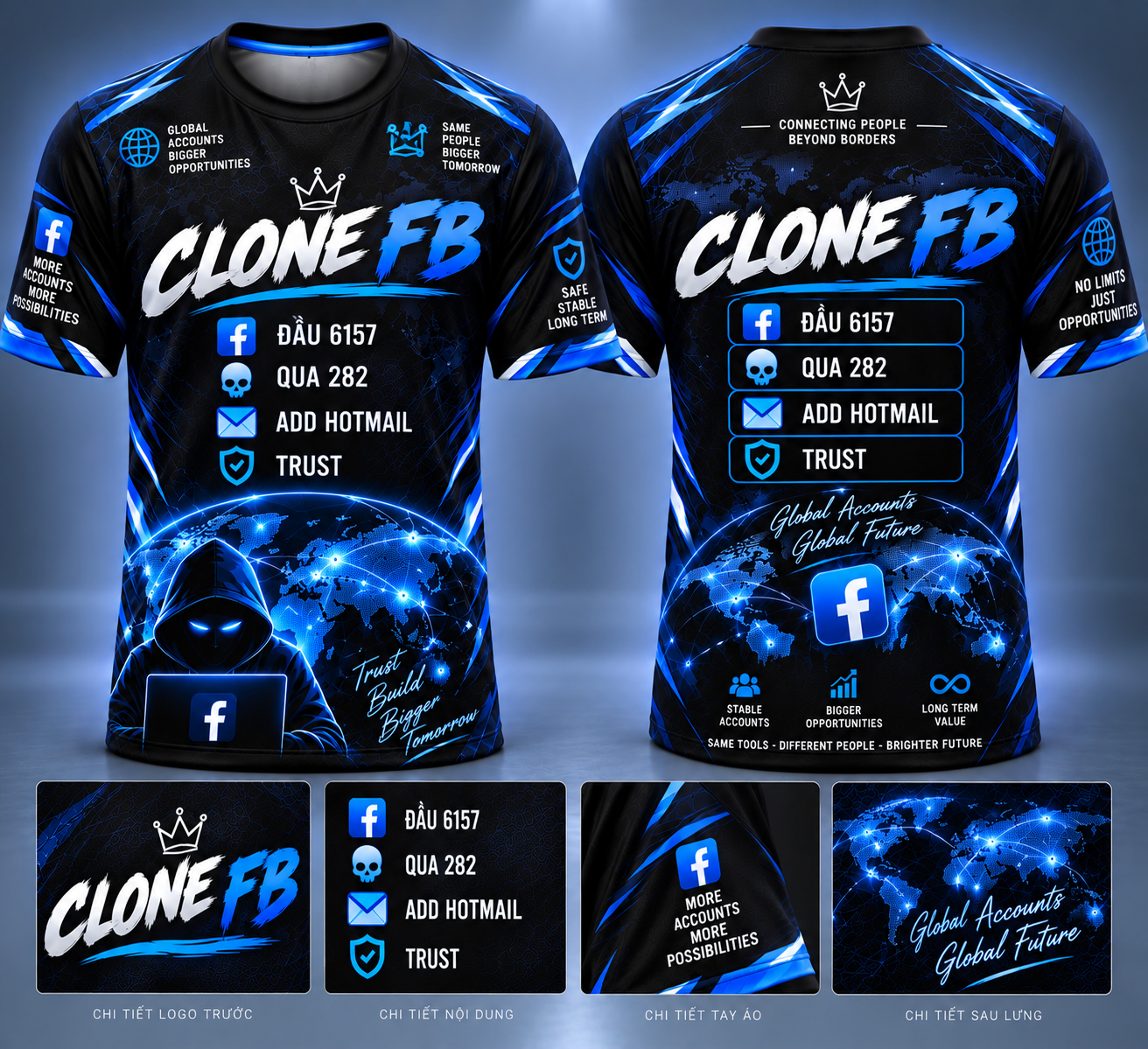 VIP 99 CLONE FB ĐẦU 6157 QUA 282 ADD HOTMAIL TRUST